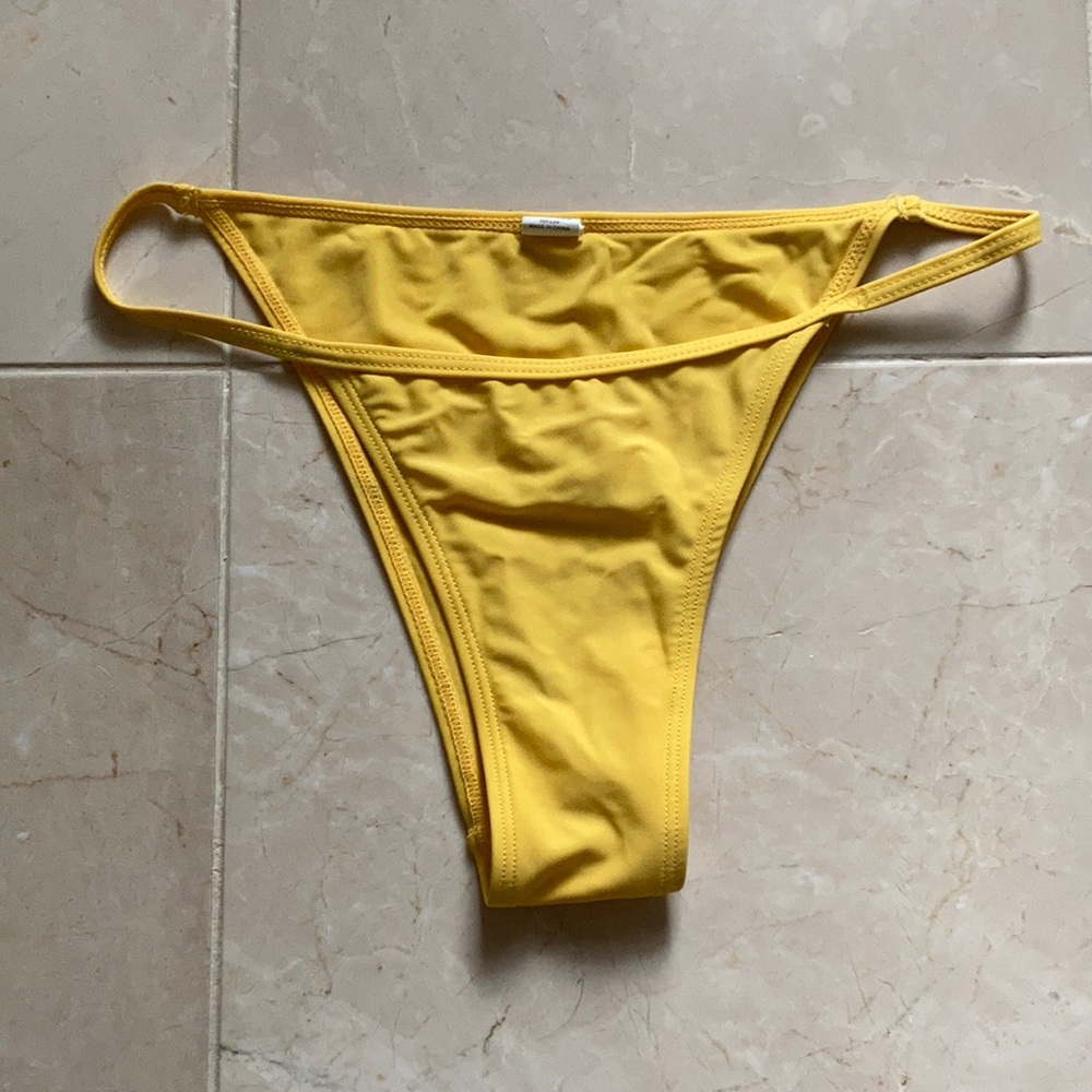 Yellow bikini bottom size S